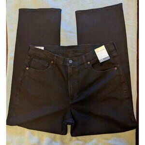 Gap Jeans Women 16 33 Black Denim High Rise Organic Cotton 90s Loose Relaxed NWT